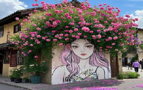 博爱怎么设计网红打卡墙绘