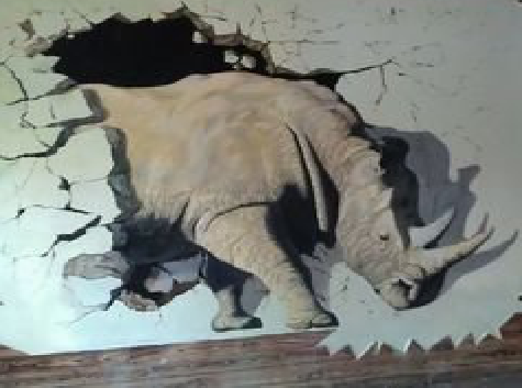 博爱在墙绘中,如何绘制3D效果?