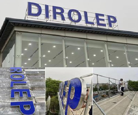 博爱楼顶发光字安装的注意事项。